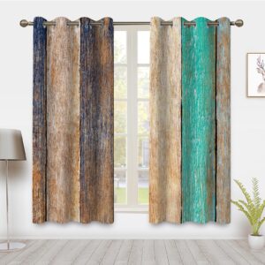 Vintage-style art curtains