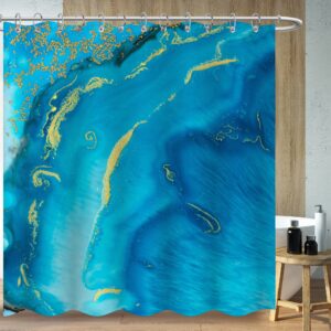 Marble art shower curtains