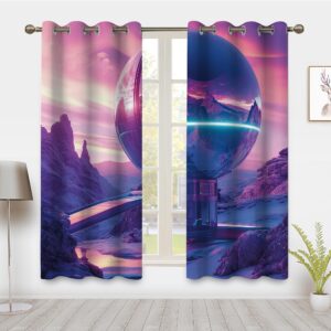 Surrealism Science Fiction art Curtains